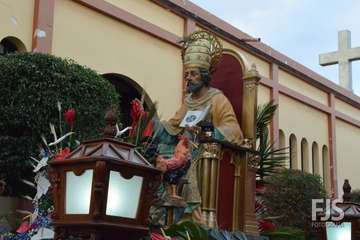 Procesión religiosa por las calles de El Ejido (Foto Francisco Javier Santana)